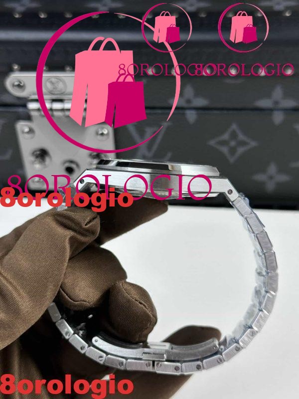 Audemars Piguet Royal Oak 15400ST Quadrante Nero Miglior Replica APS Factory 41mm Orologio - immagine 12