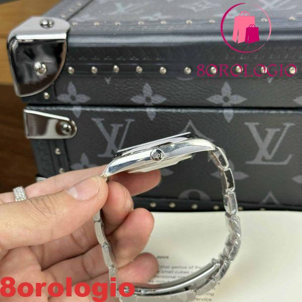 Rolex Oyster Perpetual 41 124300 Quadrante Blu Replica Migliore Clean Factory 41mm Orologio - immagine 12