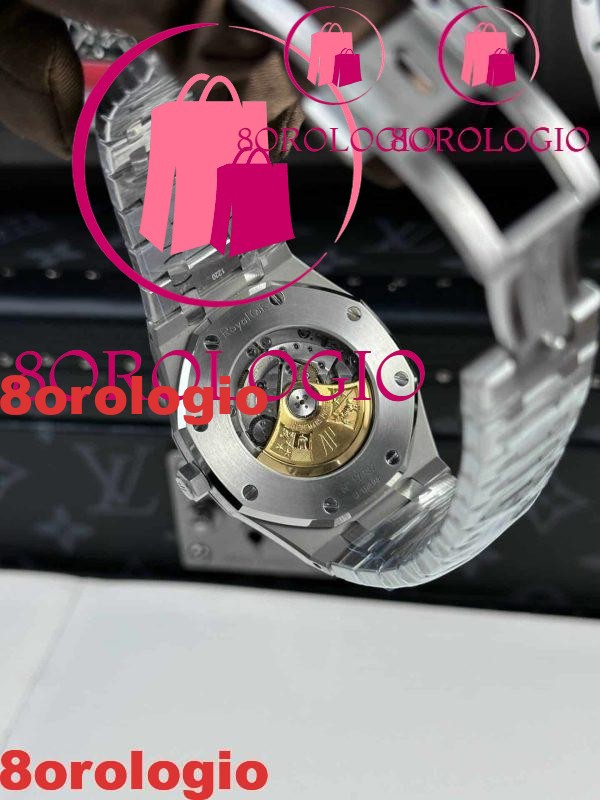 Audemars Piguet Royal Oak 15400ST Quadrante Grigio Migliore Replica APS Factory 41mm Orologio - immagine 10