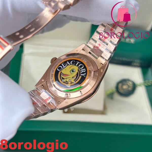 Rolex Day-Date 228235 Oro Rosa Quadrante Verde Oliva 187g Best Replica QF 40mm Orologio - immagine 11