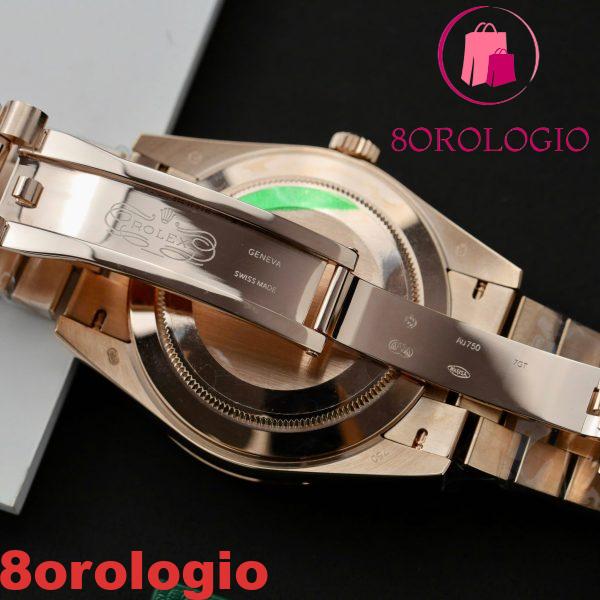 Replica Rolex Day-Date 228235 Sundust con Quadrante Baguette Diamante 18K Oro Rosa V3 GMF 40mm Migliore Orologio - immagine 10
