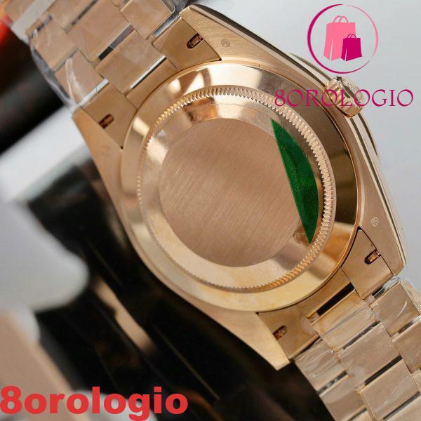 Rolex Day-Date 228235-0032 Quadrante Bianco con Indici Romani 18K Oro Rosa Rivestito Miglior Replica V3 GMF 40mm Orologio - immagine 10