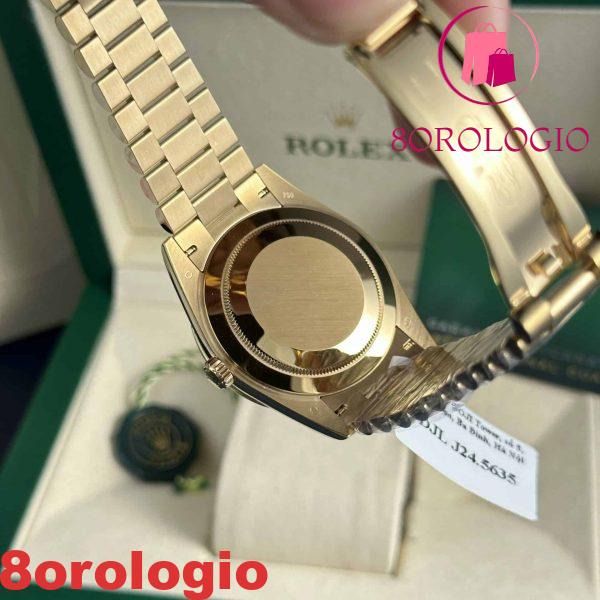 Rolex Day-Date 228238 18K Oro Giallo Replica Quadrante Champagne con Diamanti 177g GMF V3 Super Clone 40mm Orologio - immagine 11
