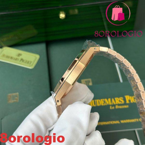 Audemars Piguet Royal Oak 15407OR Quadrante Scheletrato in Oro Rosa Replica Migliore 1:1 THB 41mm Orologio - immagine 13