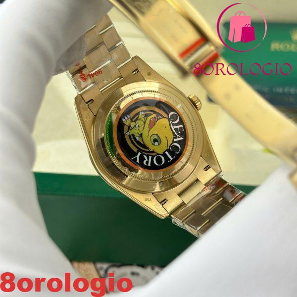 Rolex Day-Date 228238-0005 Oro Giallo Quadrante Champagne Baguette 184g Replica di Migliore Qualità 40mm Orologio - immagine 11