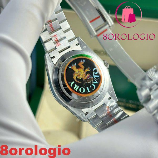 Rolex Day-Date 228239 Quadrante Nero Baguette 187g Replica Super Clone QF 40mm Orologio - immagine 11