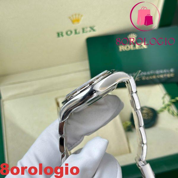 Replica Rolex Daytona 126506-0001 Platino Quadrante Blu Ghiaccio Lunetta Marrone Cerachrom Clean Factory 40mm Orologio - immagine 13
