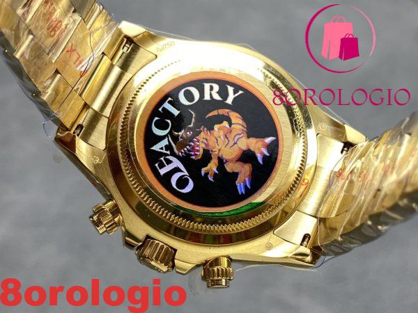 Replica di alta qualità Rolex Daytona 126508-0001 Oro Giallo Quadrante Bianco 180g QF 40mm Orologio - immagine 10