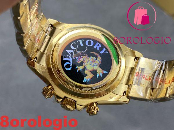 Replica Rolex Daytona 126508-0005 Oro Giallo Quadrante Dorato 180g Alta Qualità QF 40mm Orologio - immagine 10