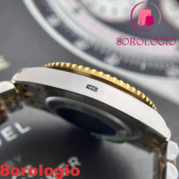 Rolex GMT-Master II 126713GRNR Due Toni Oro Giallo Quadrante Nero Jubilee Migliore Replica CF 40mm Orologio - immagine 7