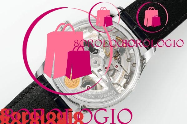 IWC Portugieser IW501701 Acciaio Quadrante Argento Cinturino in Pelle Nera Replica Migliore APSF 42mm Orologio - immagine 10