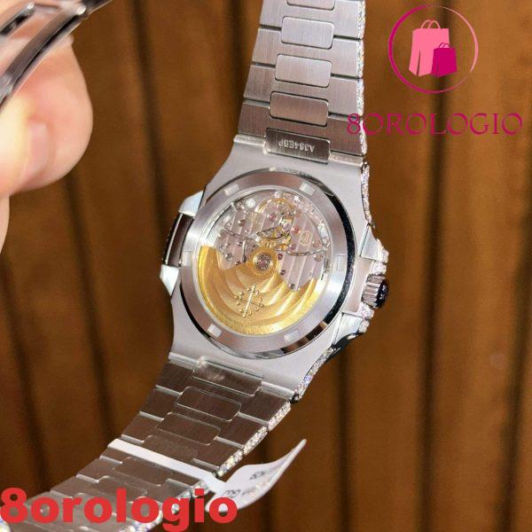 Patek Philippe Nautilus 5711 Iced Out Moissanite Replica di Migliore Qualità 40mm Orologio - immagine 10
