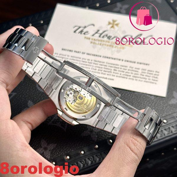Replica Patek Philippe Nautilus 5711 Quadrante Verde Oliva 40mm Orologio - immagine 10