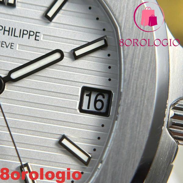 Patek Philippe Nautilus 5711/1A-011 Quadrante Bianco Replica Modificata 1:1 Super Clone 40mm Orologio - immagine 9