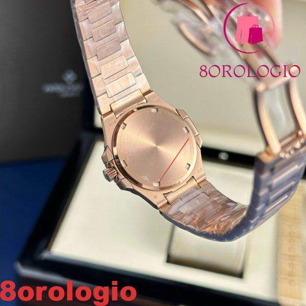 Orologio da donna Patek Philippe Nautilus 7010/1R Quadrante dorato Oro rosa Quarzo Replica migliore 32mm Orologio - immagine 9