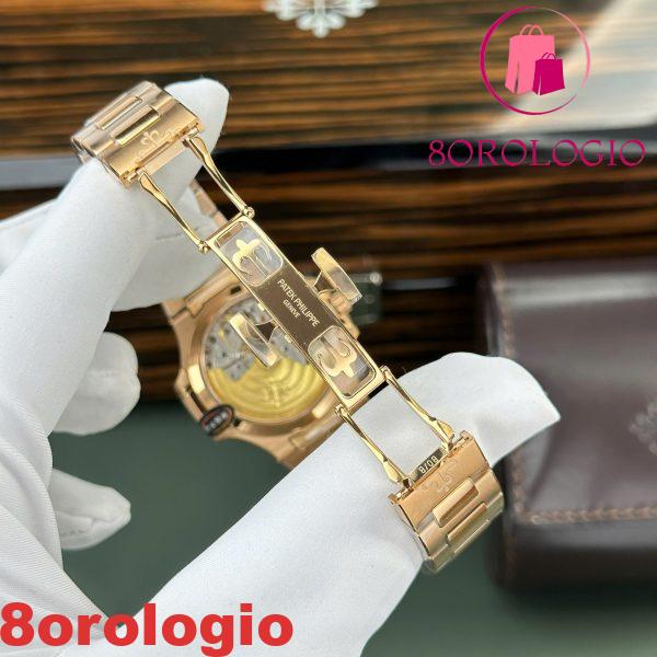 Patek Philippe Nautilus 7118/1R-010 Oro Giallo Quadrante Dorato Migliore Replica 35,2mm Orologio - immagine 9