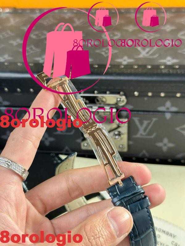 Audemars Piguet Royal Oak 15510OR 50th Anniversary Quadrante Blu Pelle Migliore Replica APSF 41mm Orologio - immagine 10