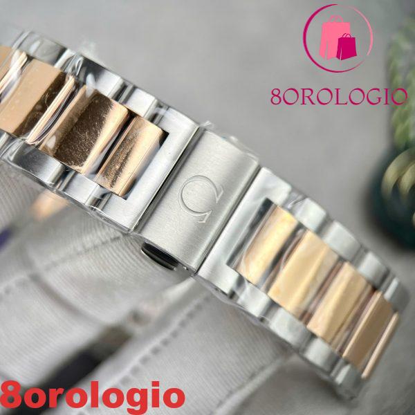 Omega Seamaster Aqua Terra GMT Due Toni Oro Rosa Quadrante Marrone Miglior Replica VSF 43mm Orologio - immagine 9