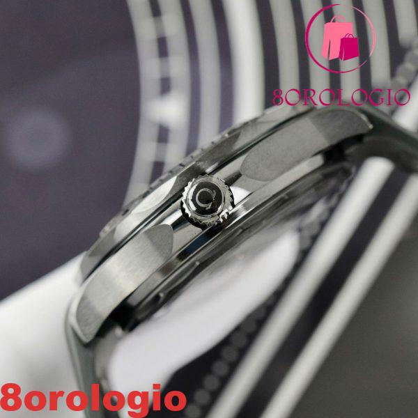 Omega Seamaster Diver 300M Black Black Ceramica Cinturino in Gomma Migliore Replica VSF 43.5mm Orologio - immagine 12