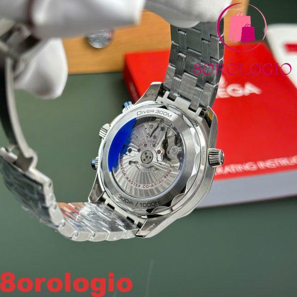 Omega Seamaster Diver 300M Cronografo Quadrante Grigio Lunetta in Ceramica Blu Replica Migliore N1 Factory 44mm Orologio - immagine 11