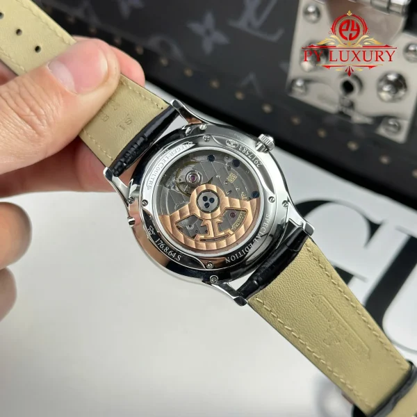 Jaeger LeCoultre Master Ultra Thin Perpetual Calendar 130842J Quadrante Argento Miglior Replica VR Factory 39mm Orologio - immagine 10
