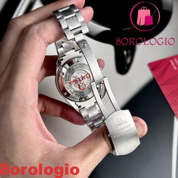 Replica Svizzera Omega Speedmaster Moonwatch Chronograph Quadrante Nero 42mm Orologio - immagine 10
