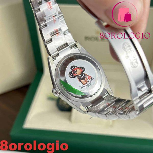 Rolex Oyster Perpetual 124300 Quadrante Turchese Motivo Celebration Migliore Replica Clean Factory 41mm Orologio - immagine 11