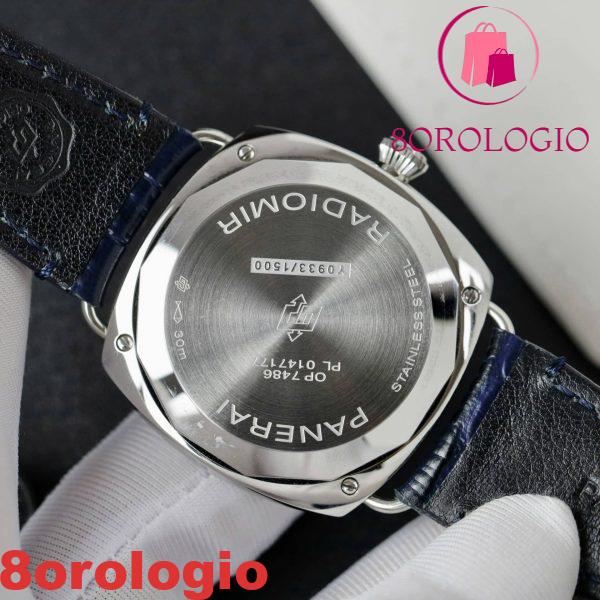 Panerai Radiomir Quaranta Quadrante Blu Cinturino in Pelle PAM01293 1:1 Migliore Replica VSF 40mm Orologio - immagine 10
