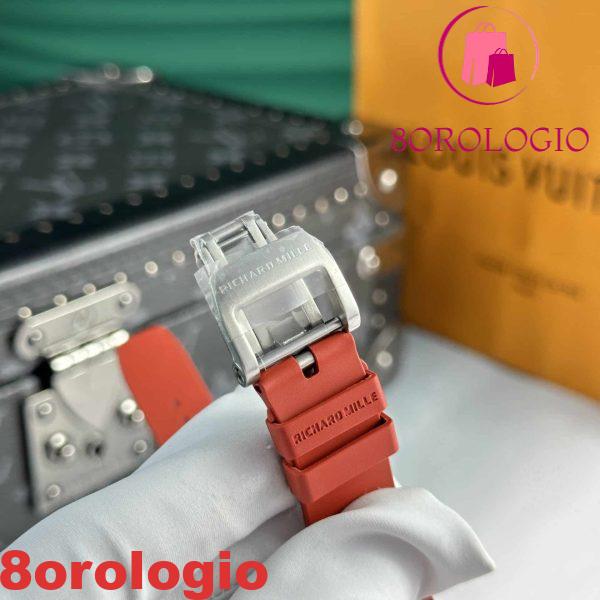Replica di Alta Qualità Richard Mille RM07-01 Red Carbon TPT Quartz Racing Red Edizione Limitata 45.32 X 32.3mm Orologio - immagine 9