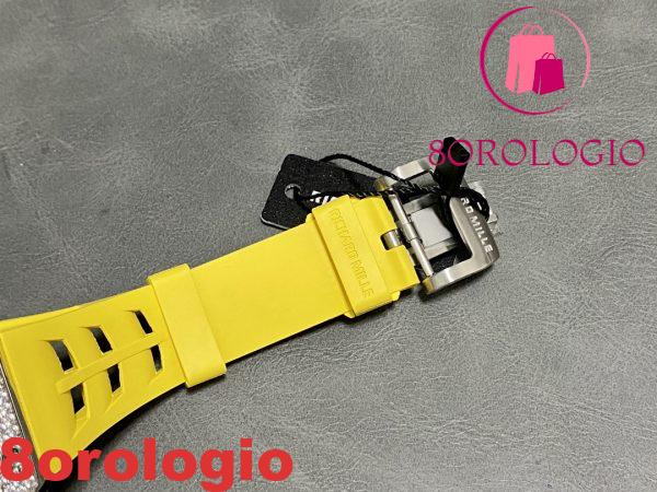 Richard Mille RM11-03 Flyback Chronograph Iced Out con Pietre CZ Miglior Replica KVF 49.94×44.5mm Orologio - immagine 9