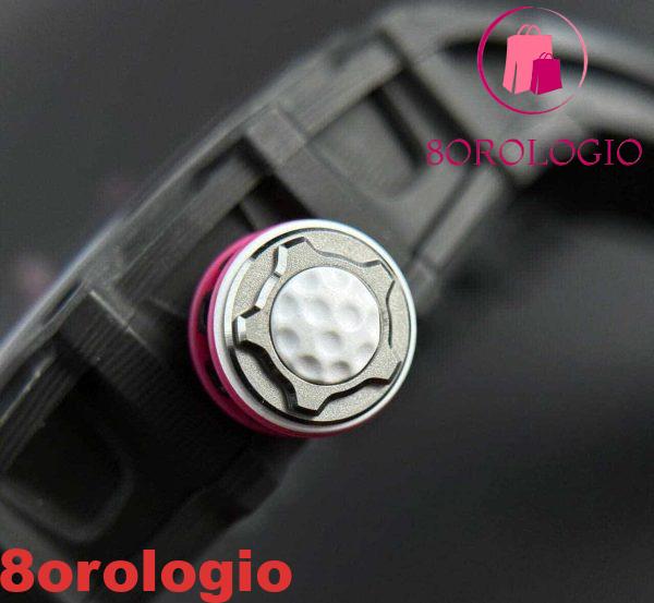 Richard Mille RM38-02 Tourbillon Bubba Watson Carbonio Nero TPT Migliore Replica Orologio - immagine 12