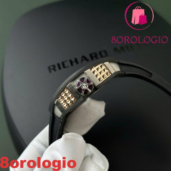 Richard Mille RM66 Flying Tourbillon Manual Winding Carbon TPT Miglior Replica YS Factory 42.7mm X 49.94mm Orologio - immagine 11