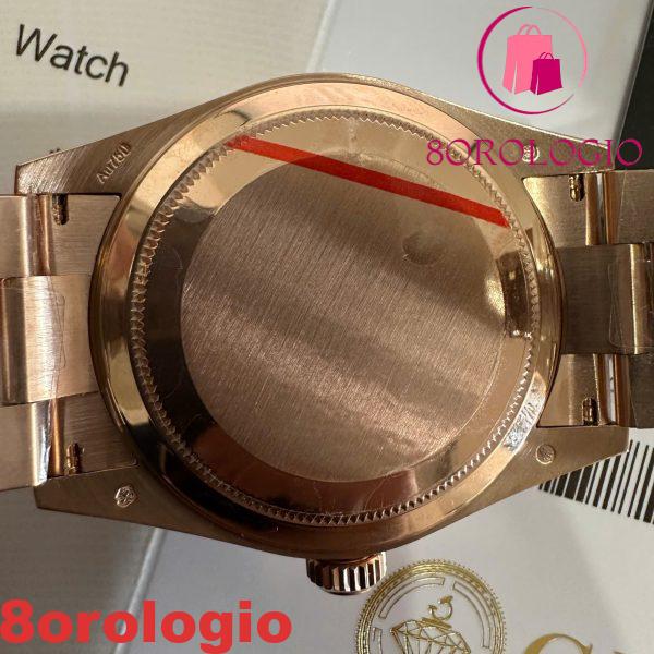 Rolex Sky-Dweller 336935 Quadrante Indici Blu-Verde Bracciale Oyster Placcato Oro 18K Migliore Replica 42mm Orologio - immagine 11