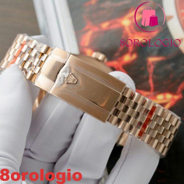 Rolex Sky-Dweller 336935-0006 Oro Rosa Quadrante Cioccolato Bracciale Jubilee Migliore Replica 42mm Orologio - immagine 9