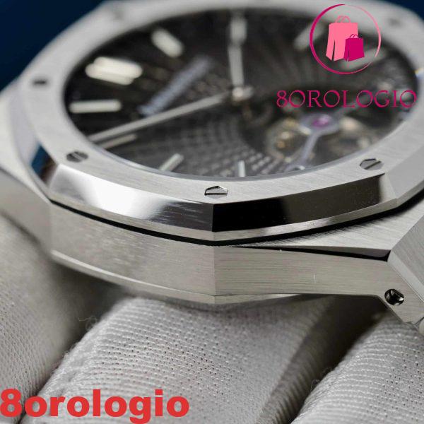 Audemars Piguet Royal Oak Flying Tourbillon 26730ST Quadrante Grigio Migliore Replica R8F 41mm Orologio - immagine 12