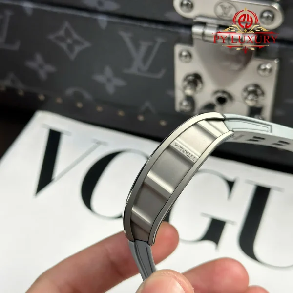 Richard Mille RM055 Bubba Watson Tutto Grigio Titanio e Ceramica 1:1 Miglior Replica ZF 42.7mm Orologio - immagine 13