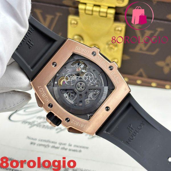 Hublot Spirit Of Big Bang King Gold Blue Ceramic Miglior Replica BBF 42mm Orologio - immagine 10