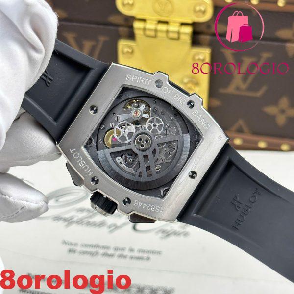 Hublot Spirit Of Big Bang Titanium Blue Ceramic Quadrante Blu Cinturino in Gomma 1:1 Migliore Replica BBF 42mm Orologio - immagine 10