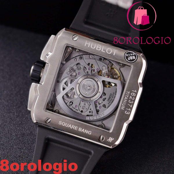 Hublot Square Bang Titanium Iced Out Moissanite Replica di Alta Qualità 42mm Orologio - immagine 10
