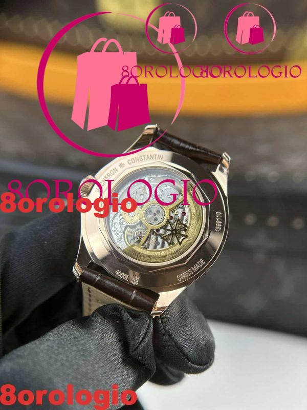 Vacheron Constantin Fiftysix Complete Calendar 4000E Quadrante Marrone Replica 40mm Orologio - immagine 11