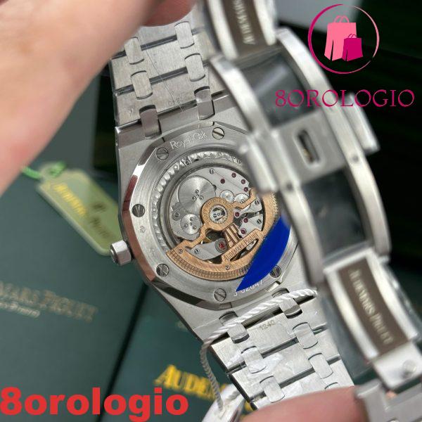 Audemars Piguet Royal Oak Jumbo Extra Thin 15206PT Quadrante Nero Replica IPF 39mm Orologio - immagine 11