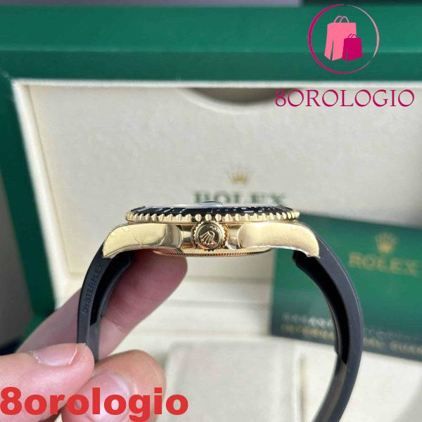 Replica di Alta Qualità Rolex Yacht-Master 226658 Oro Giallo Quadrante Nero 42mm Orologio - immagine 12