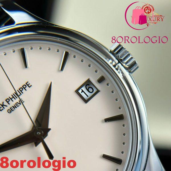 Patek Philippe Calatrava 5227G-001 Quadrante Crema Cinturino in Pelle 1:1 Replica 3KF 39mm Orologio - immagine 14