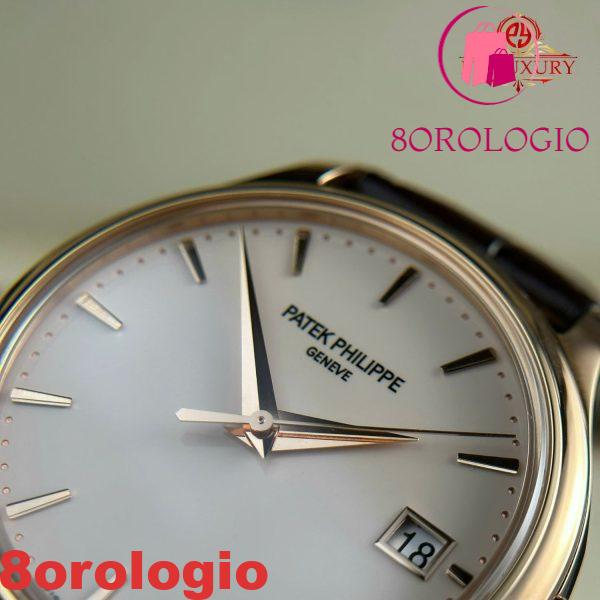 Patek Philippe Calatrava 5227R-001 Oro Rosa Cinturino in Pelle 1:1 Replica 3KF 39mm Orologio - immagine 13