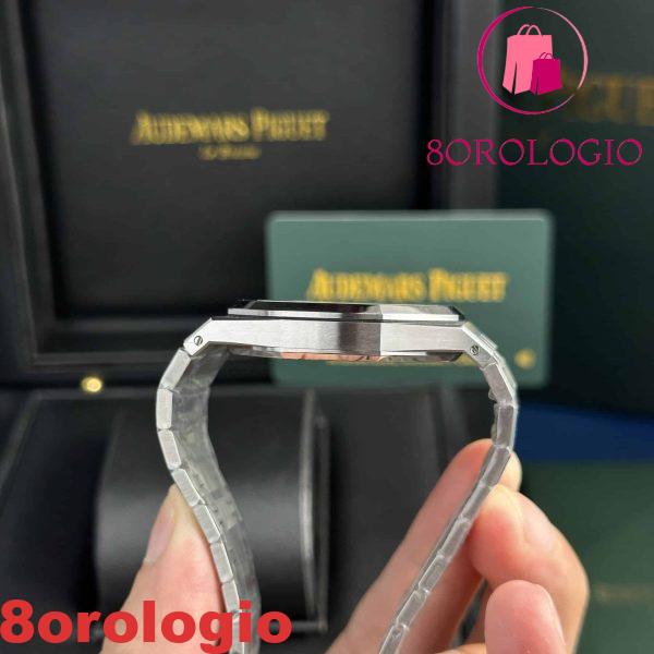 Audemars Piguet Royal Oak Jumbo Extra Thin 16202ST Quadrante Blu Migliore Replica 39mm Orologio - immagine 12