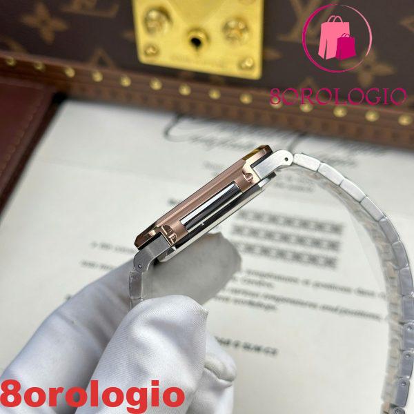 Patek Philippe Cubitus 5821/1AR-001 Bicolore Acciaio Oro Rosa Quadrante Blu 1:1 Replica 45mm Orologio - immagine 9