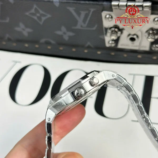 Vacheron Constantin Overseas Dual Time 47450/B01A-9226 Quadrante Argento Migliore Replica 42mm Orologio - immagine 8