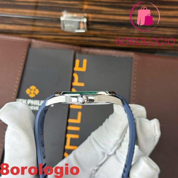Patek Philippe Aquanaut 5168G-010 Quadrante Blu Modificato Opzione Completa Super Clone Best Replica 42.2mm Orologio - immagine 2