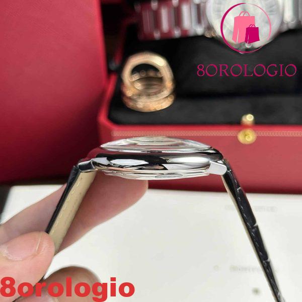 Cartier Ballon Bleu WSBB0026 Orologio da Uomo Quadrante Bianco Cinturino in Pelle Migliore Replica AF 42mm Orologio - immagine 2