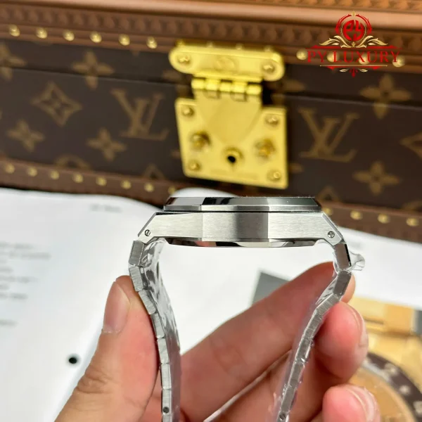 Audemars Piguet Royal Oak Chronograph 26240BC Frosted White Gold Quadrante Grigio 1:1 Migliore Replica APSF 41mm Orologio - immagine 2